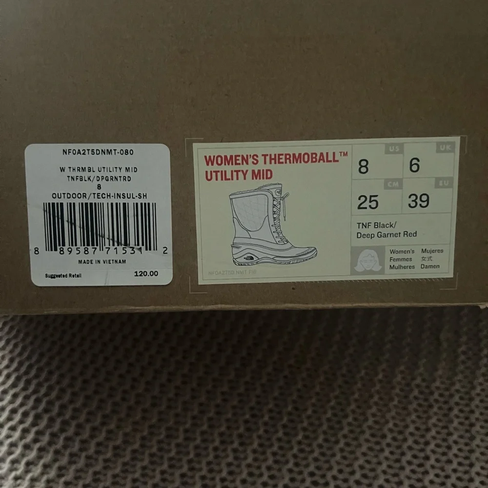 THE NORTH FACE Women's ThermoBall Utility Mid Waterproof Boots - Picture 5 of 9